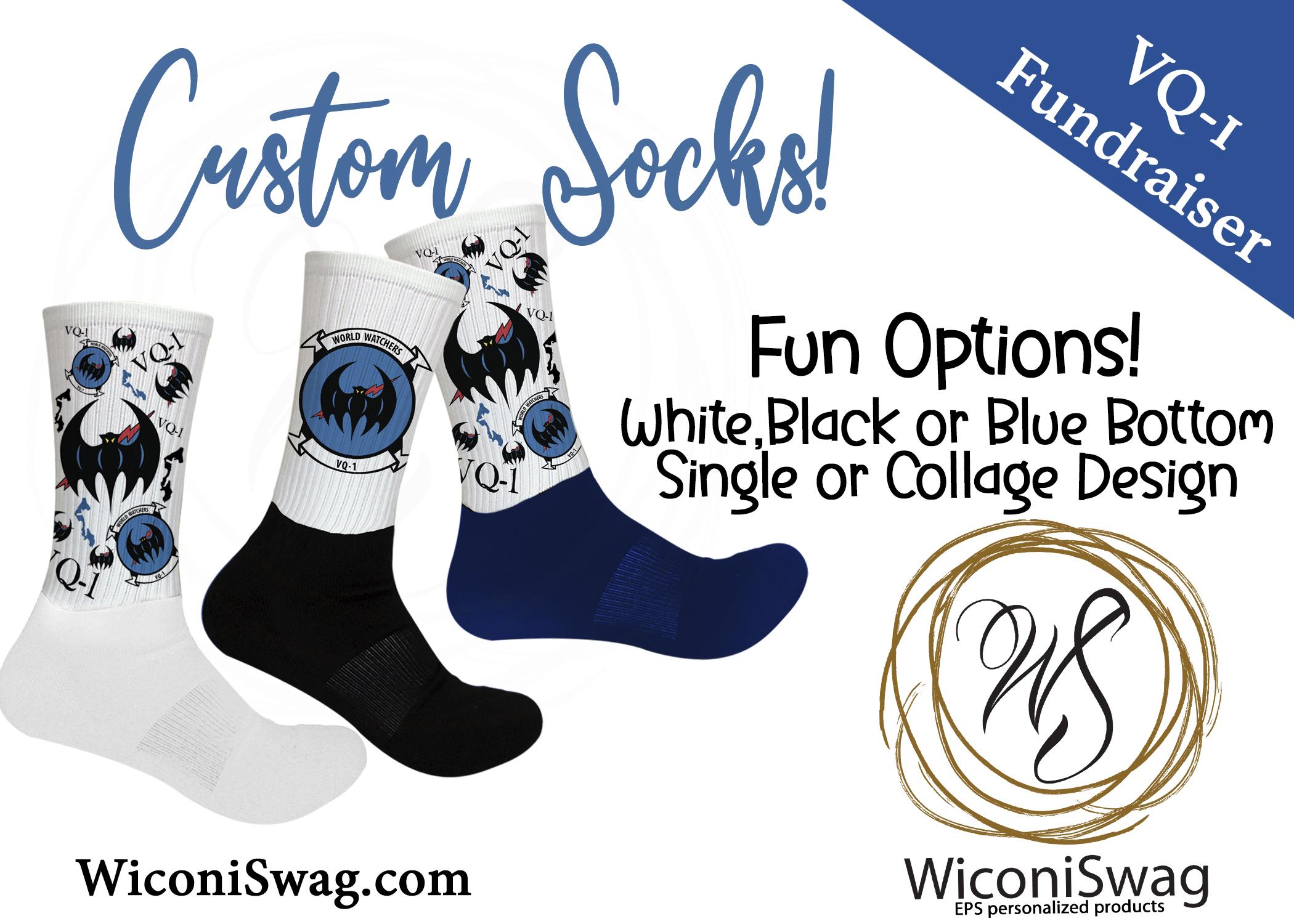 sock swag, vq1, holiday, gift, fundraiser