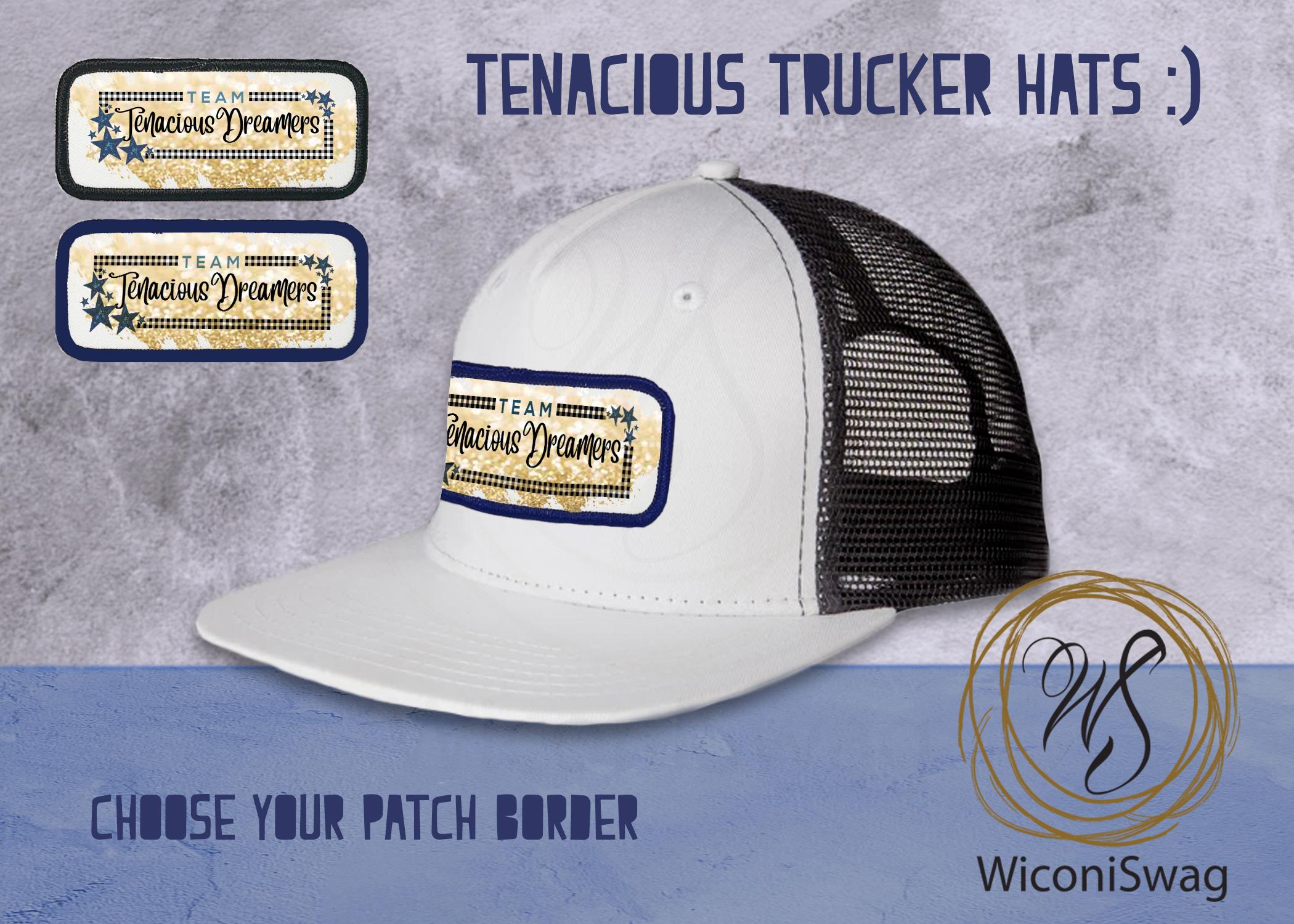 hat, tenacious dreamer, trucker style, color street nails