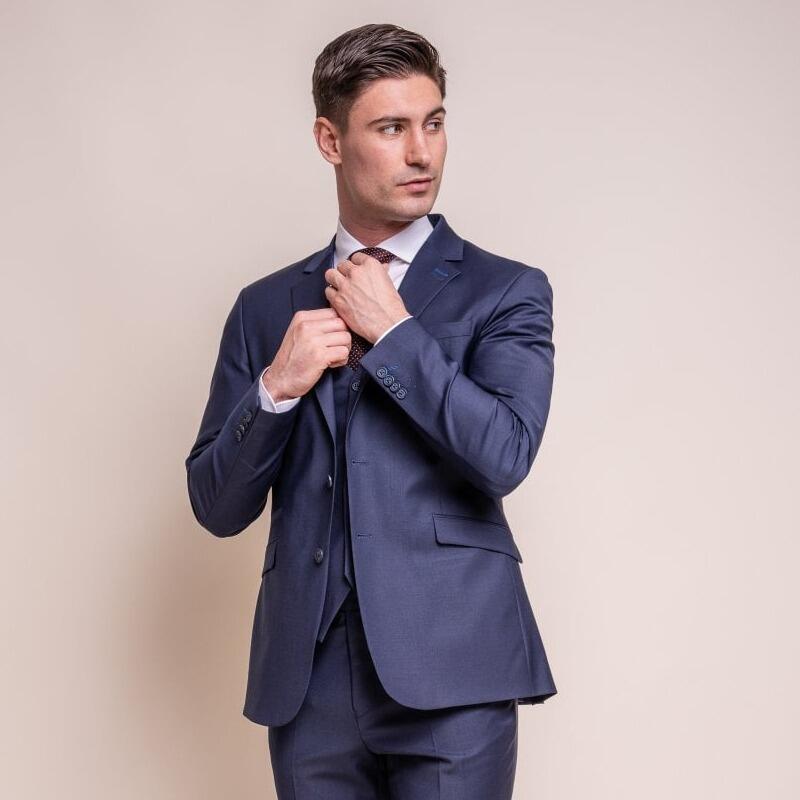 Bond Navy 3 Piece Suit