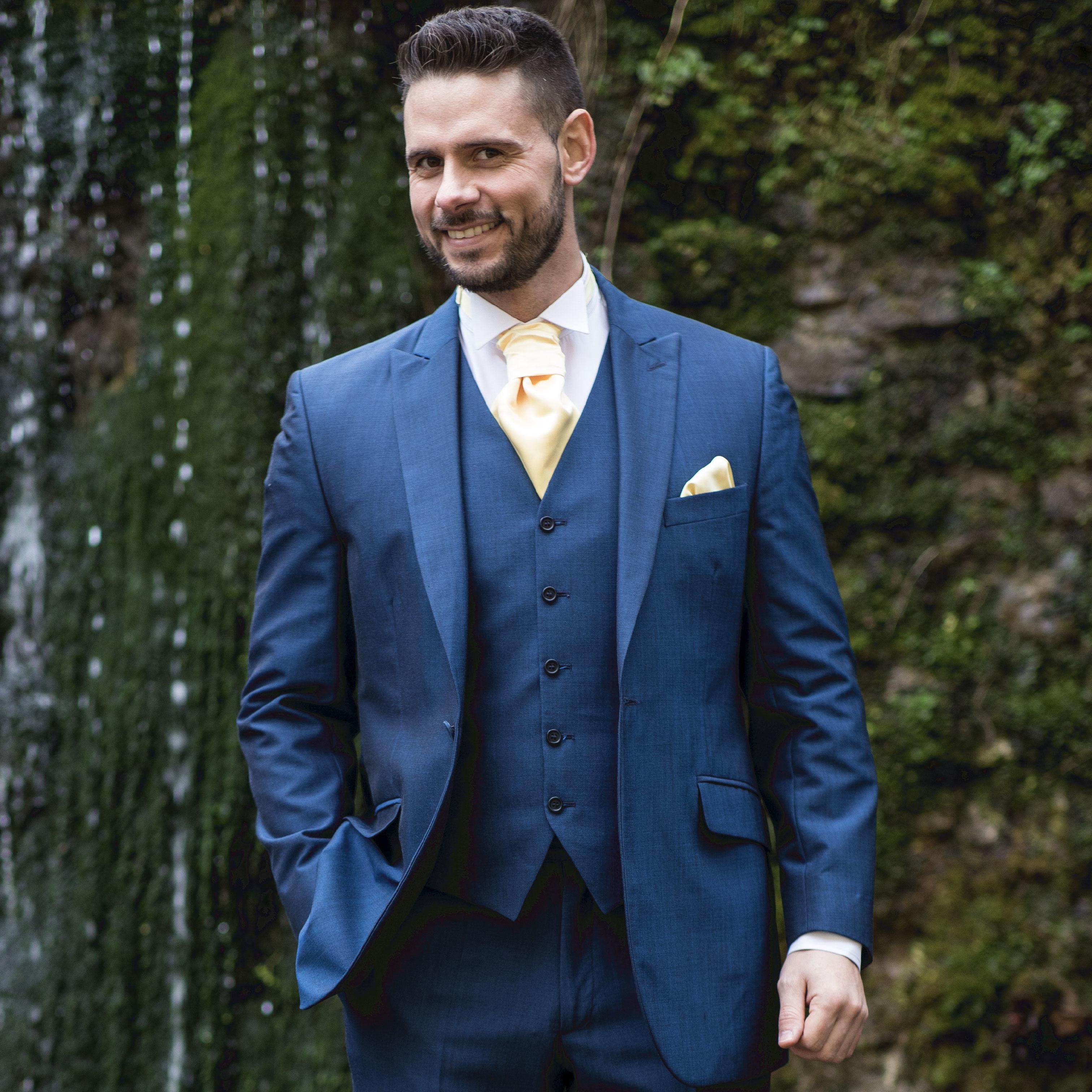 Ocean Blue Lightweight Wedding Suit | Available to Hire or Buy | Formal ...