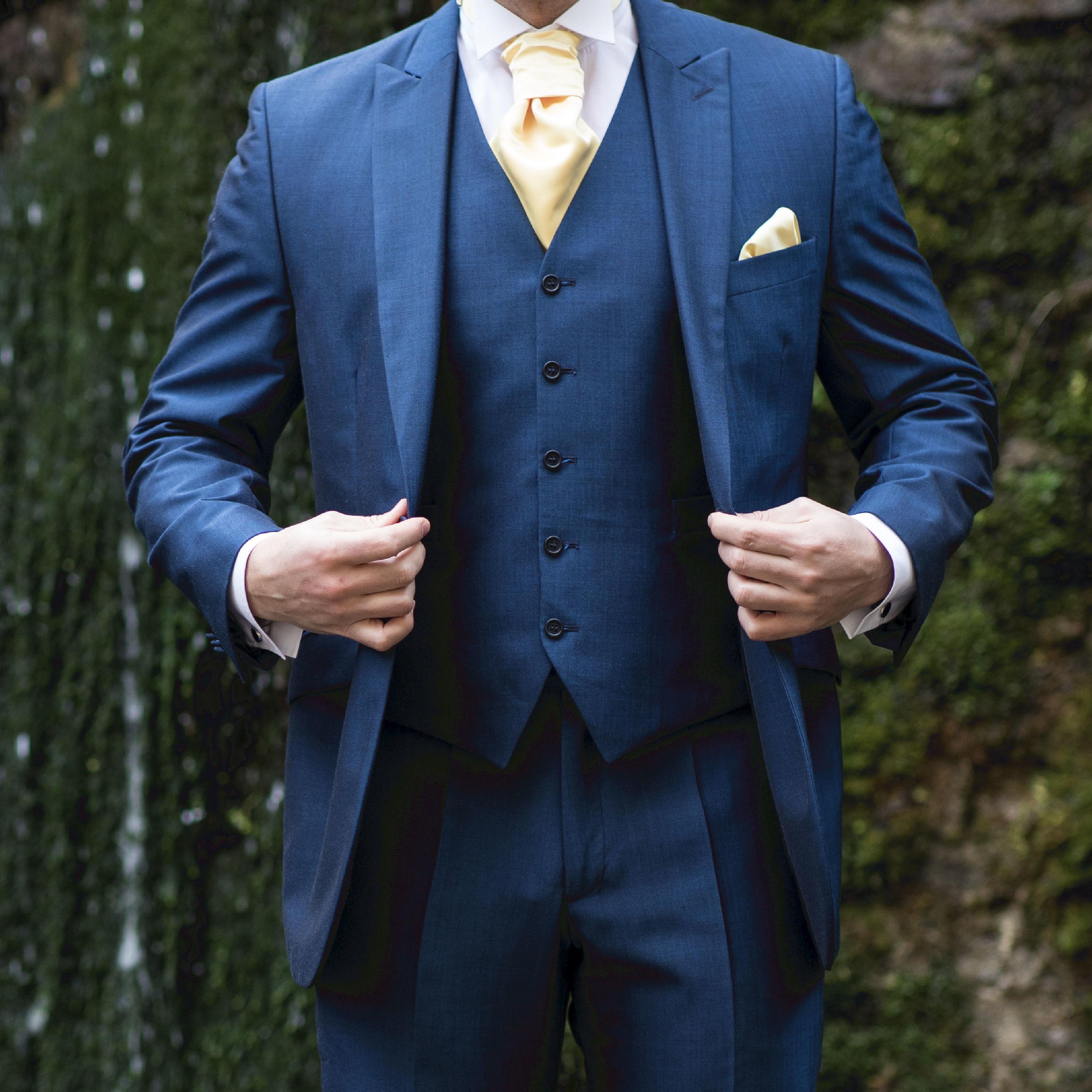 Ocean Blue Lightweight Wedding Suit | Available to Hire or Buy | Formal Hire Swansea