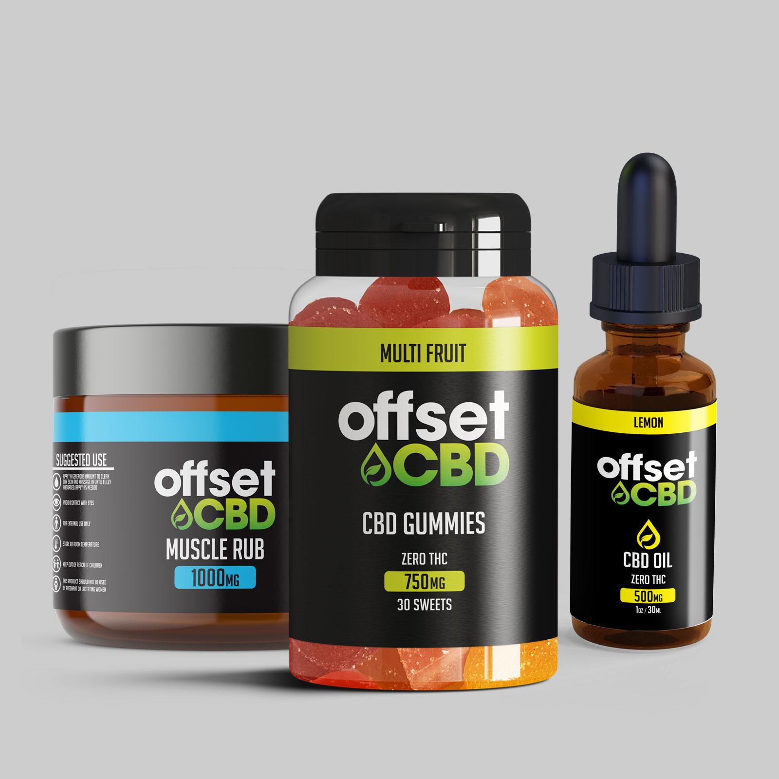 Offset CBD 30ml CBD oil 1000mg ZERO THC