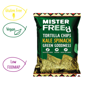 Vegan Tortilla Chips With Kale And Spinach