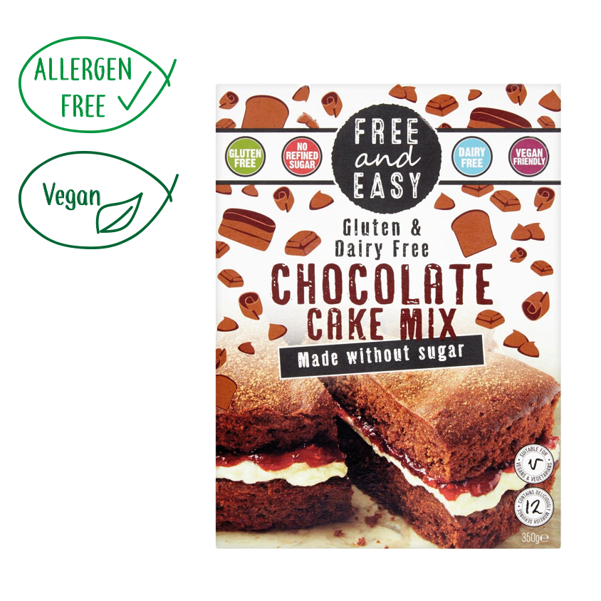 Gluten & Dairy Free Chocolate Cake Mix - Sugar Free