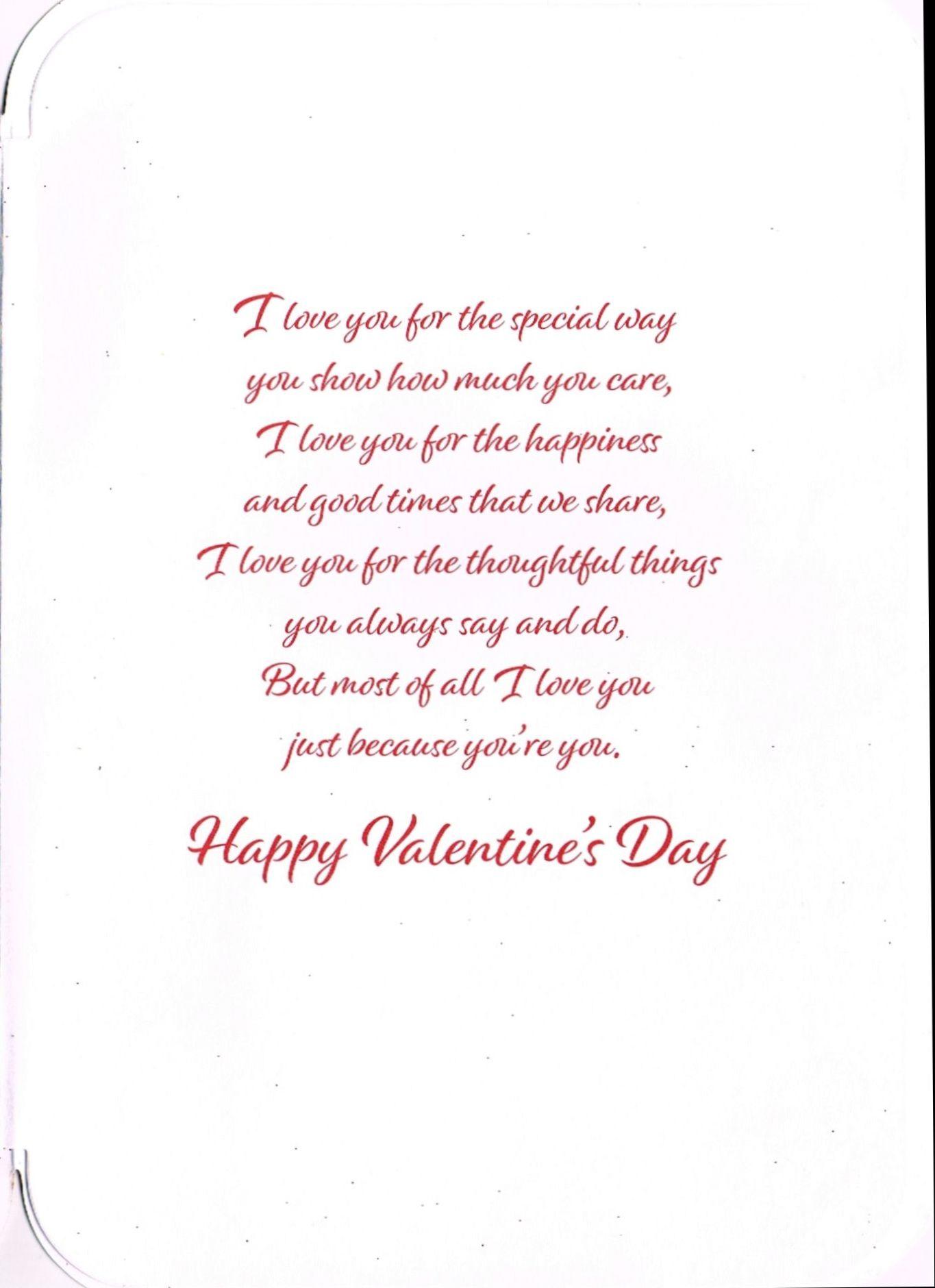 Husband Valentines Day card, I Love You For The Happiness, from The