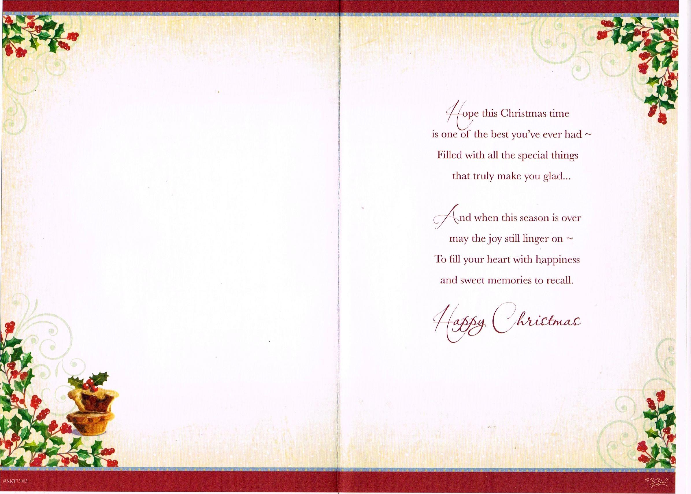Mum &amp; Dad Christmas Card You're Such A Special Couple With Keepsake Card from The Lilac Crocodile