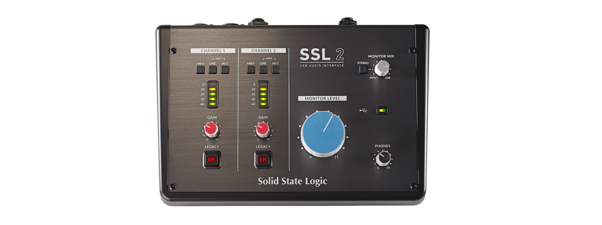 Solid State Logic - SSL 2 Interface top