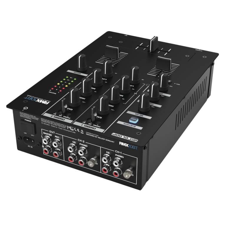 Reloop RMX-10BT Compact 2 Channel DJ Mixer 3