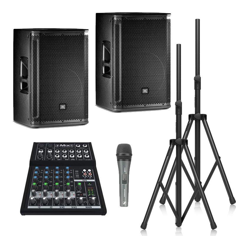 JBL SRX815P Active PA Package with Microphone