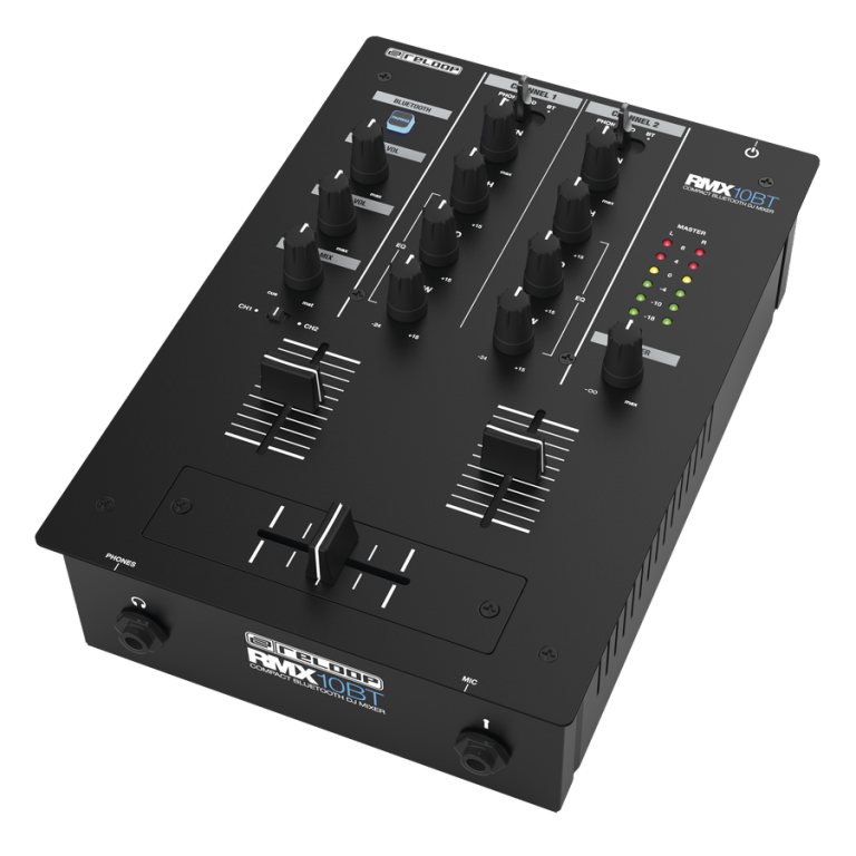 Reloop RMX-10BT Compact 2 Channel DJ Mixer 2