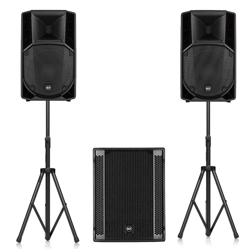 RCF 12" Active DJ PA Package with 18" Subwoofer