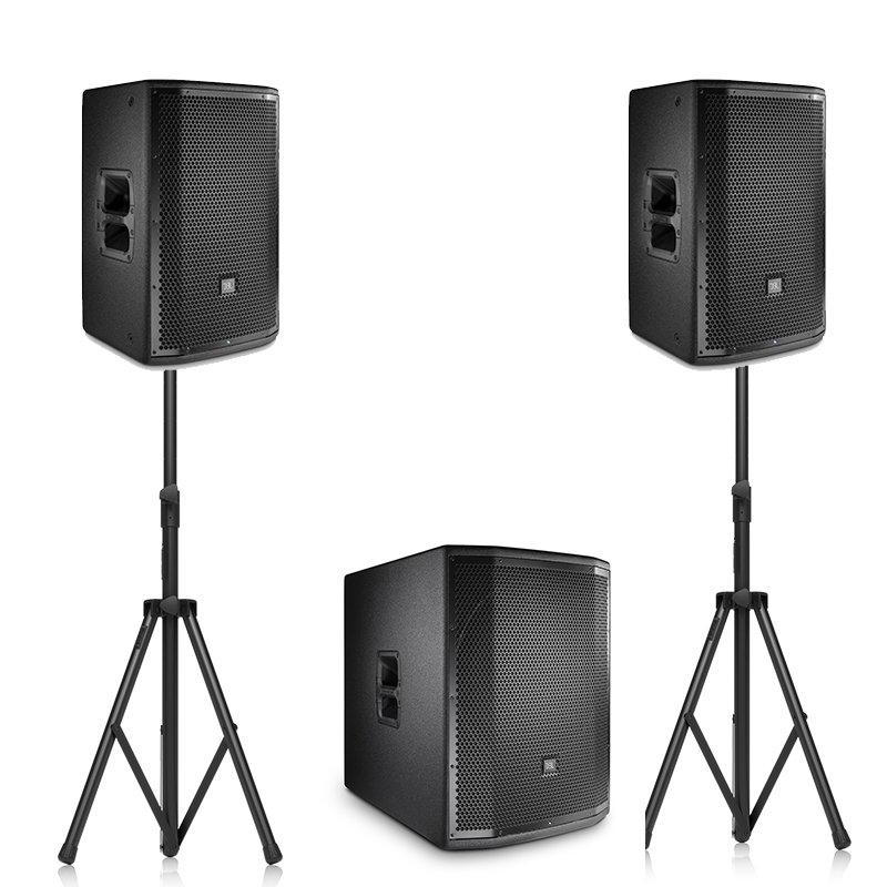 JBL PRX 12" Active DJ PA Package with 18" Subwoofer