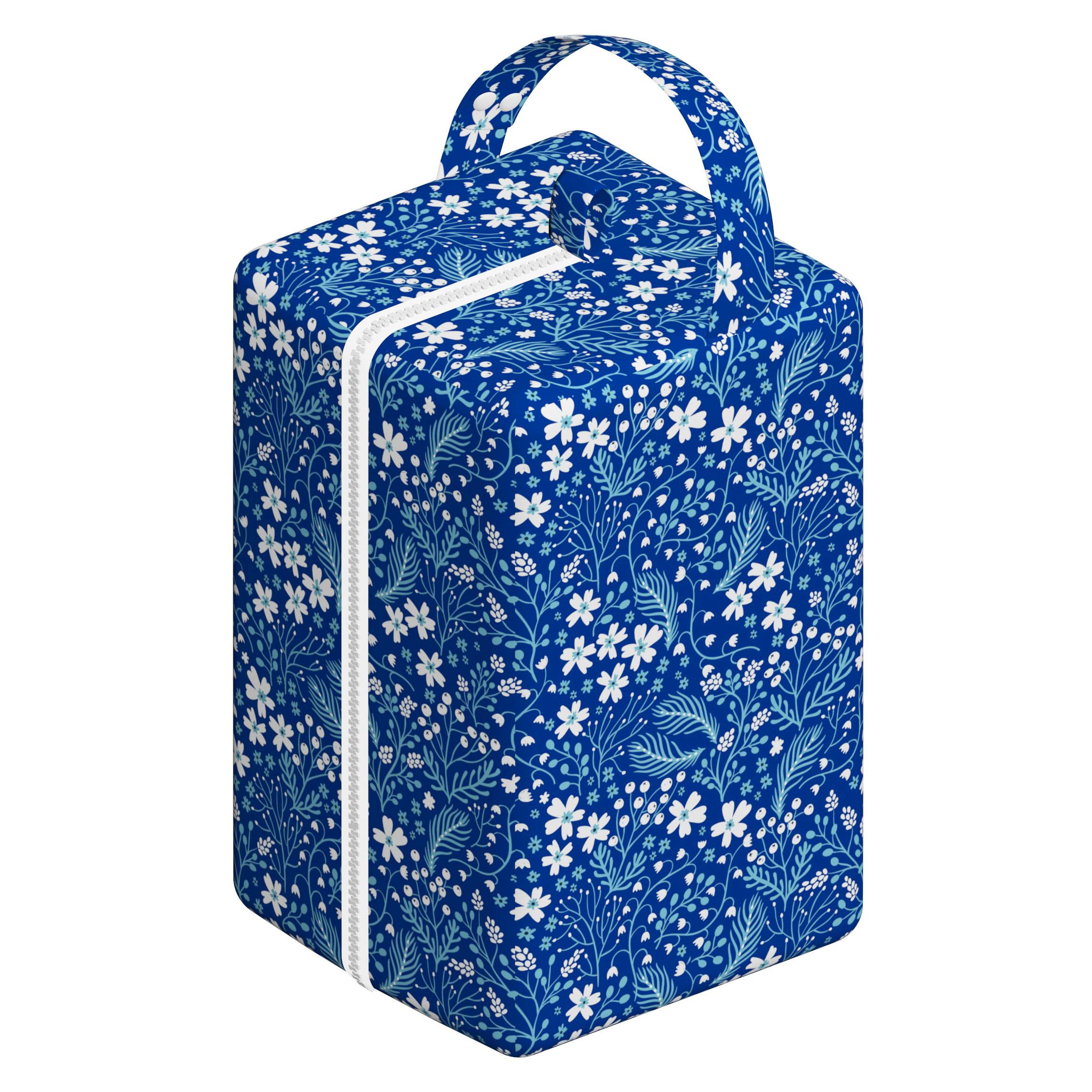 forget me not print nappy pod bag