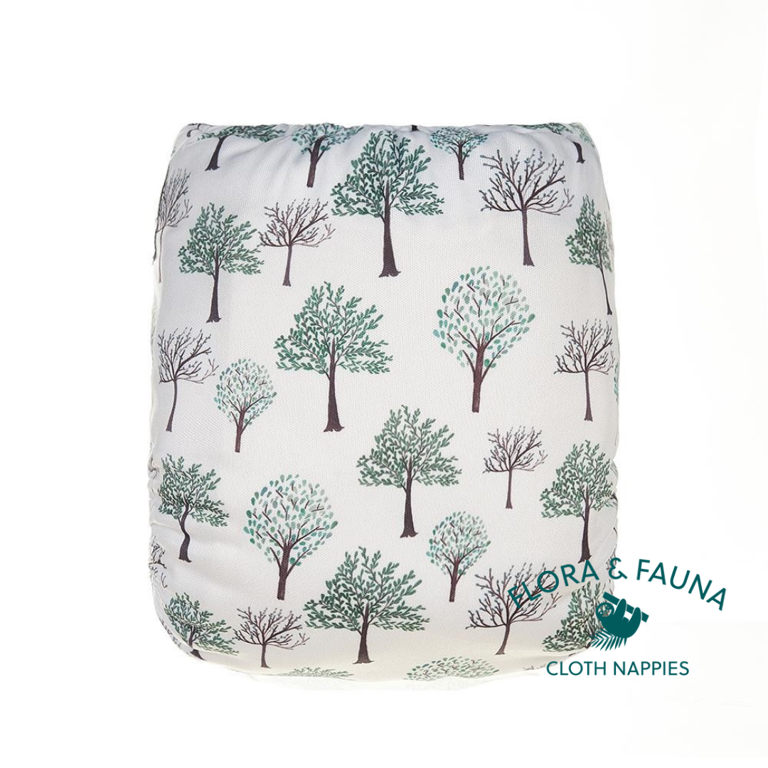 serenitree tree print all in one nappy reverse view