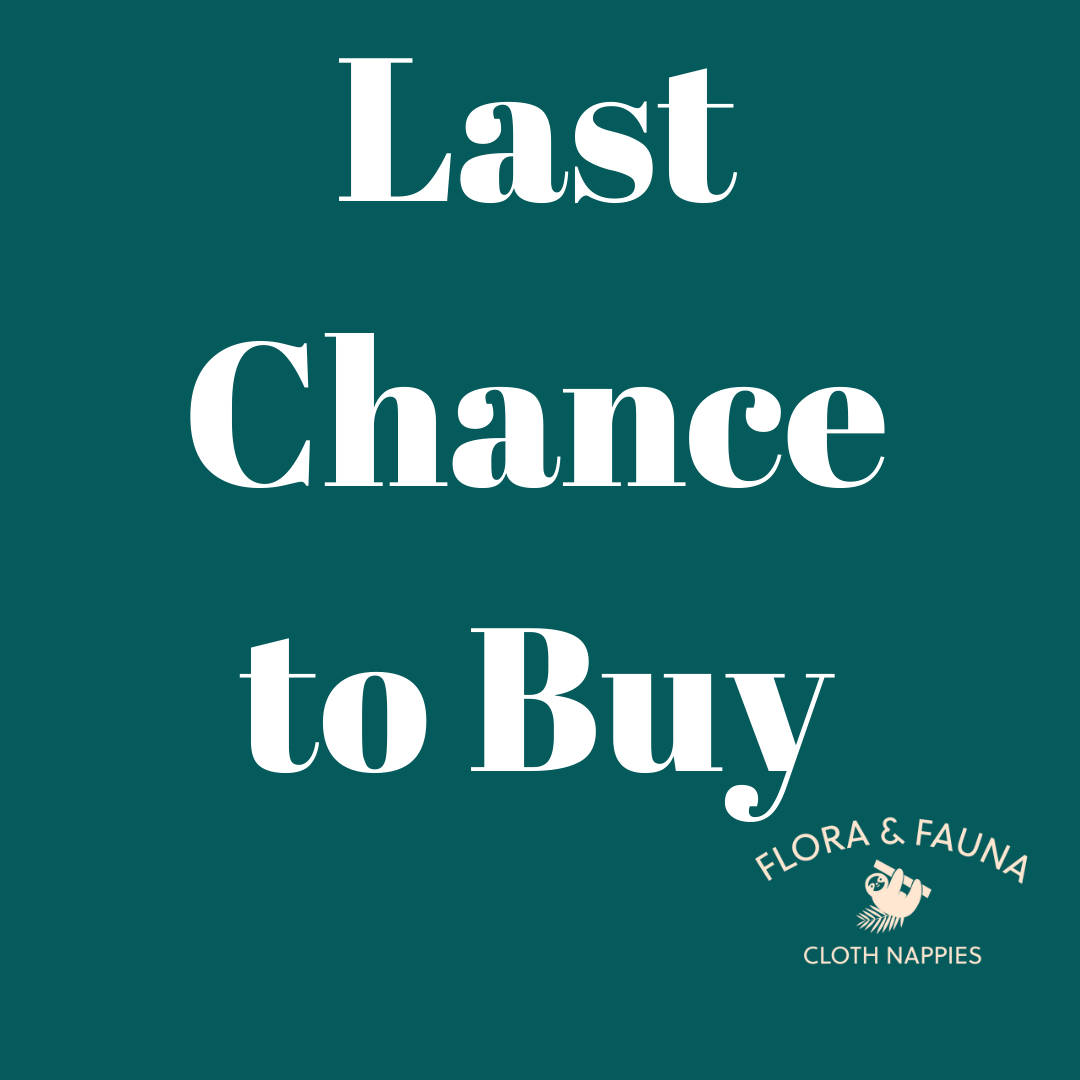 Text saying last chance to buy