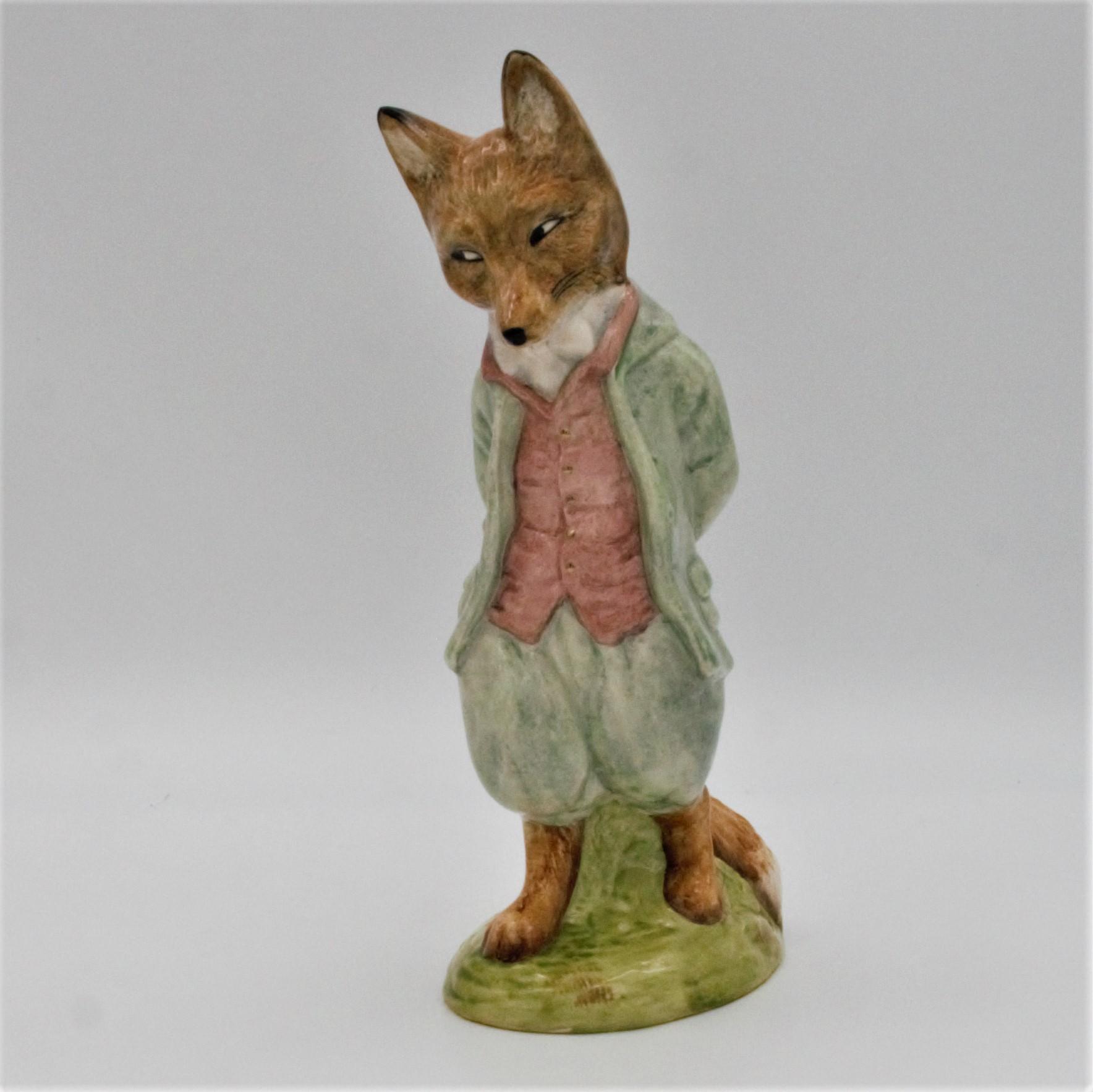 Beswick 3450/2  Foxy Whiskered Gentleman Limited Edition Pair