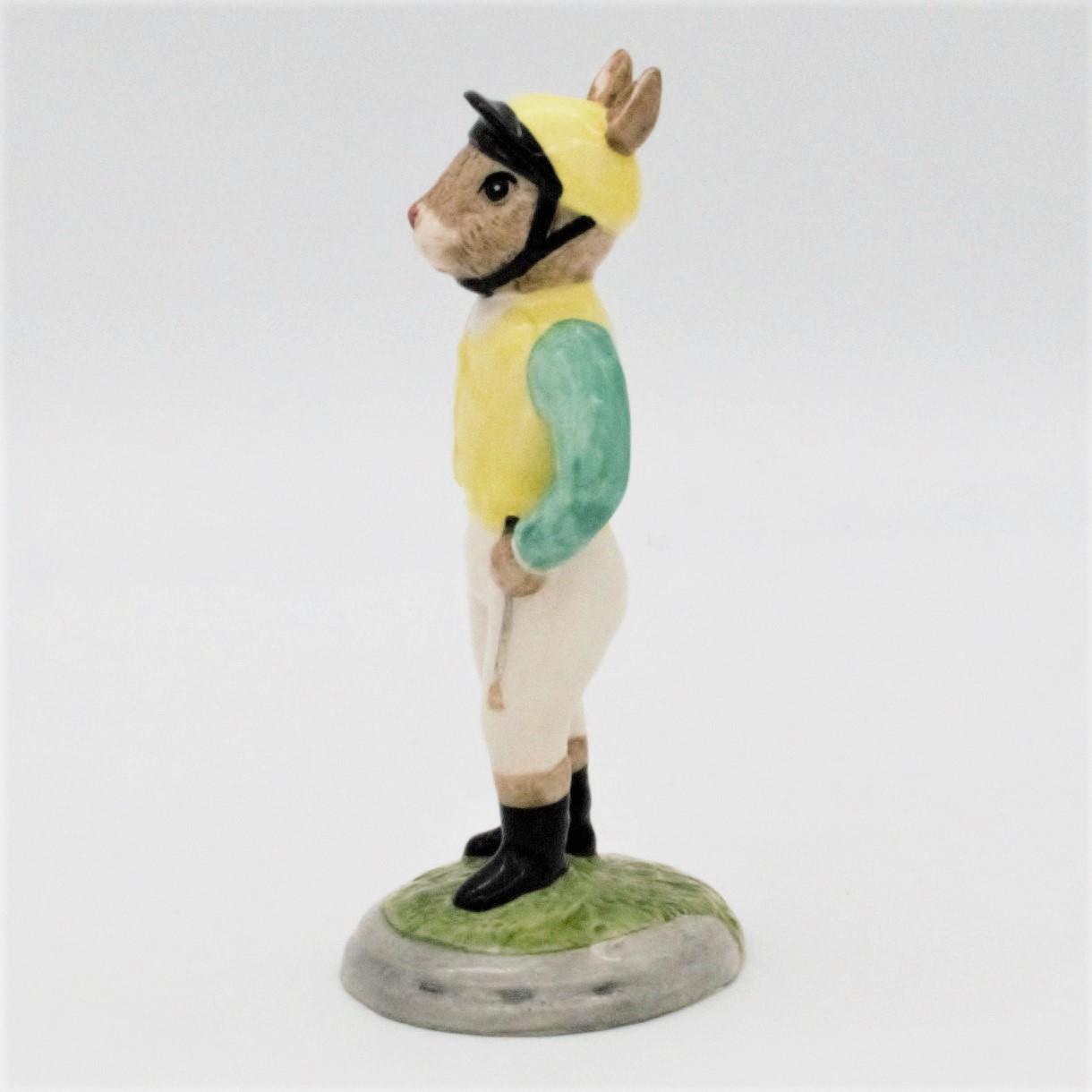 Royal Doulton Bunnykins figure - DB169 Jockey - left