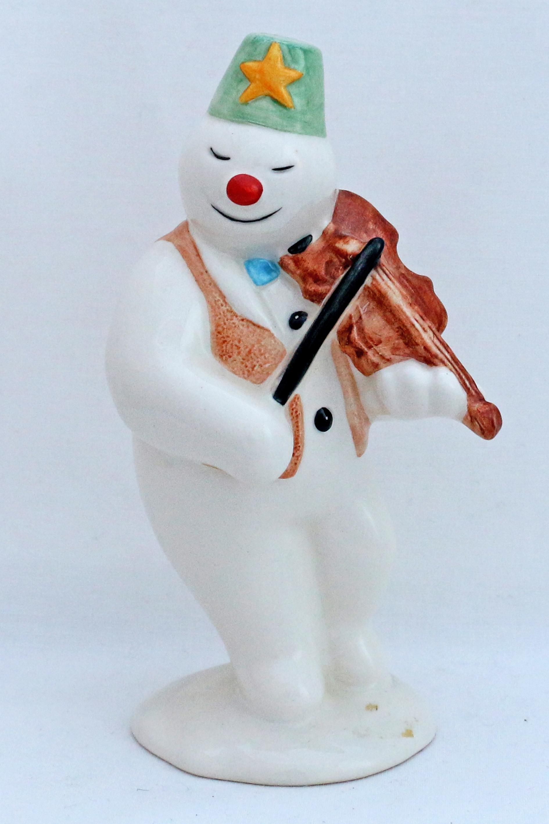 Royal Doulton DS11 Violinist Snowman
