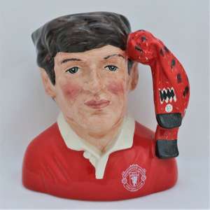 Royal Doulton D6924 Manchester United Football Supporter Character Jug - front