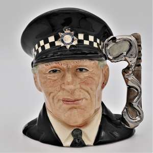 Royal Doulton D6852 The Policeman Character Jug - front