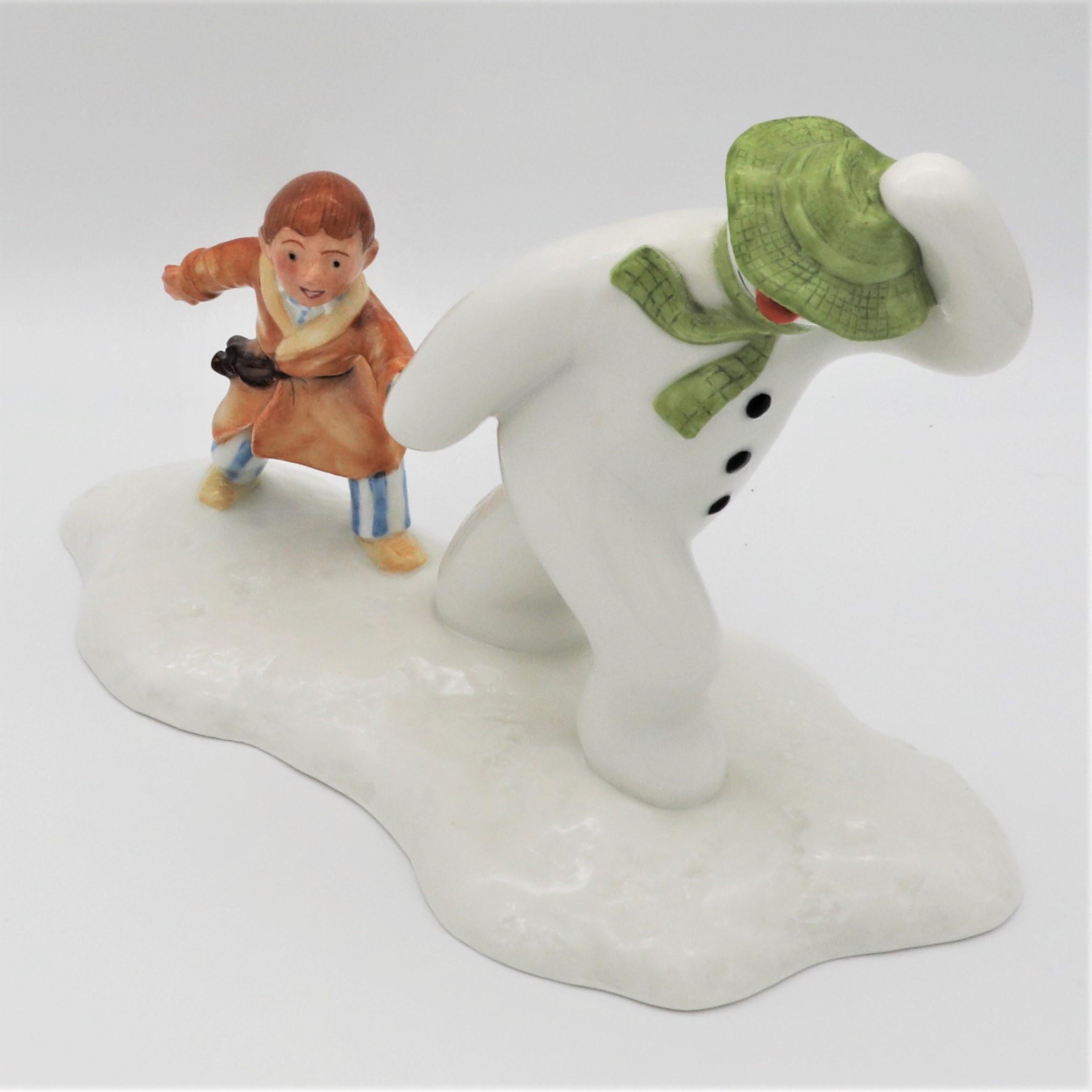 Royal Doulton Snowman And James The Adventure Begins Limited Edition - front