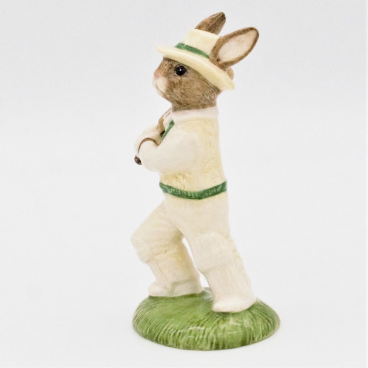 Royal Doulton Bunnykins figure - DB160 Out For A Duck - left