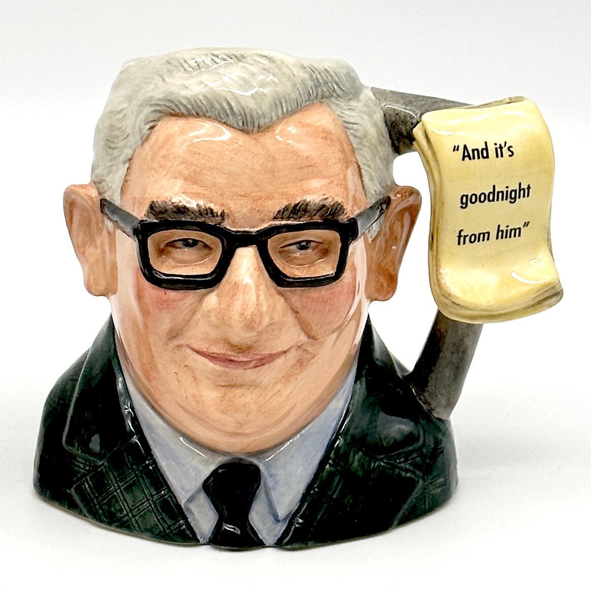 Royal Doulton D7114 Ronnie Barker limited edition character jug - front