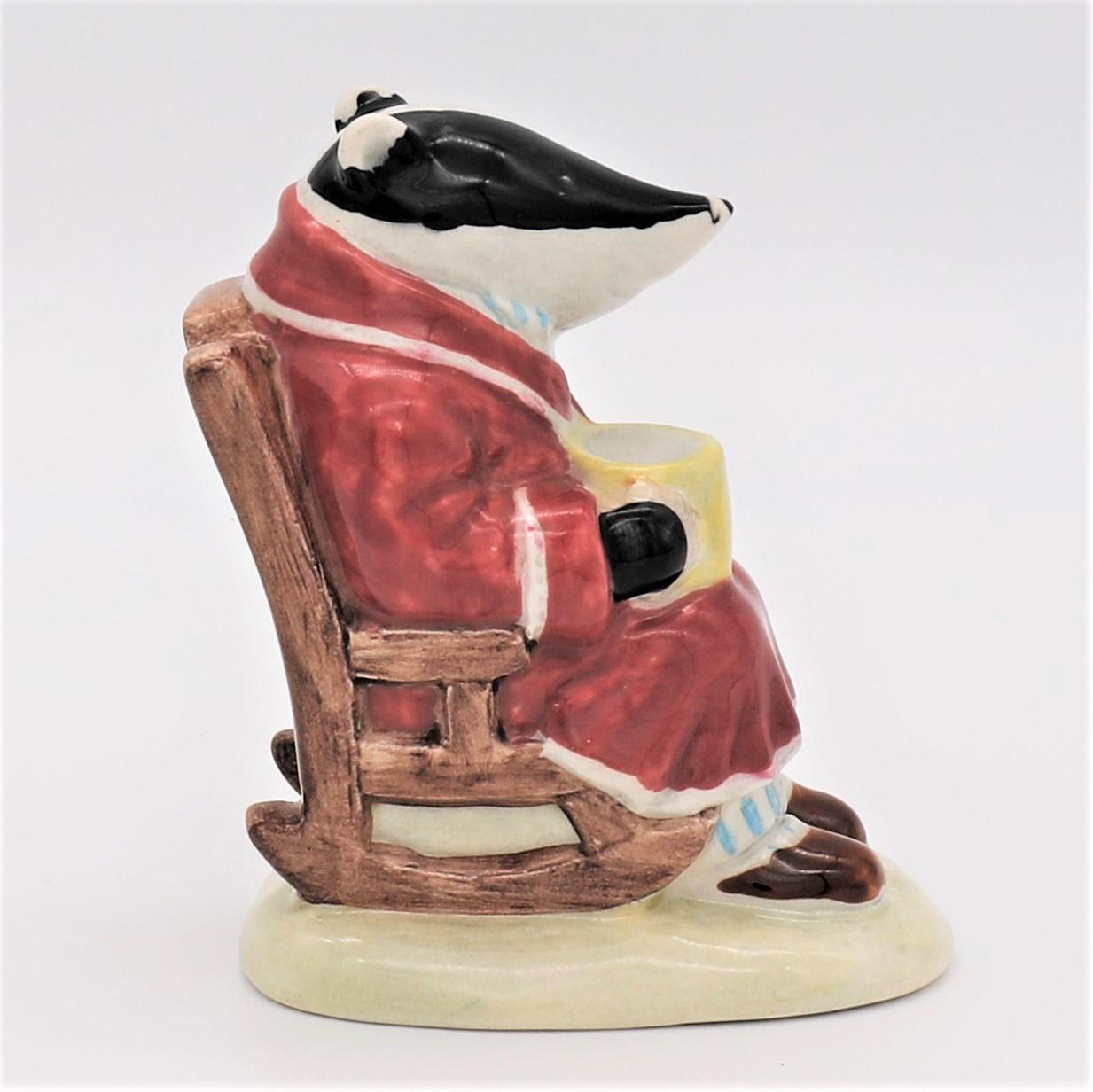 Royal Albert Wind In The Willows figure AW2 Badger side