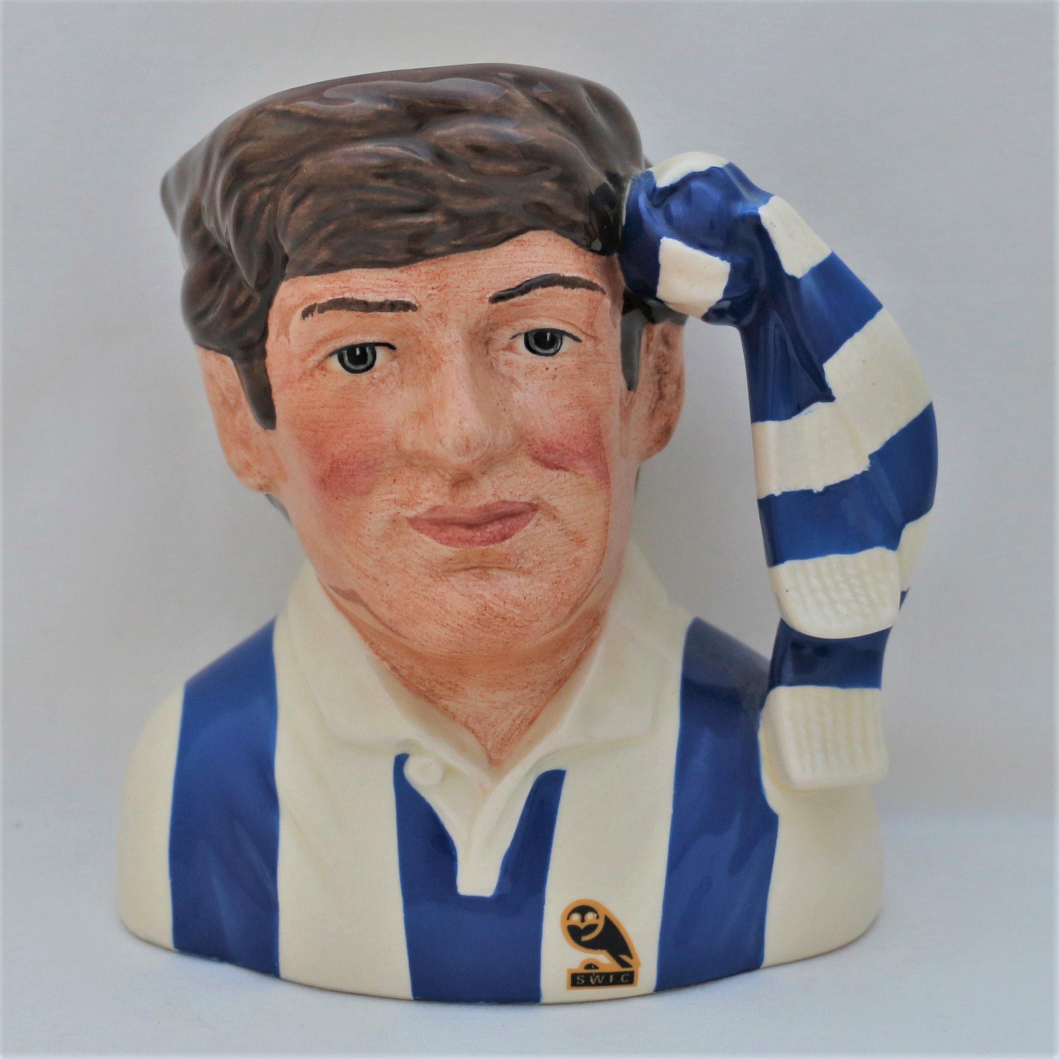 Royal Doulton D6598 Sheffield Wednesday Football Supporter Character Jug front