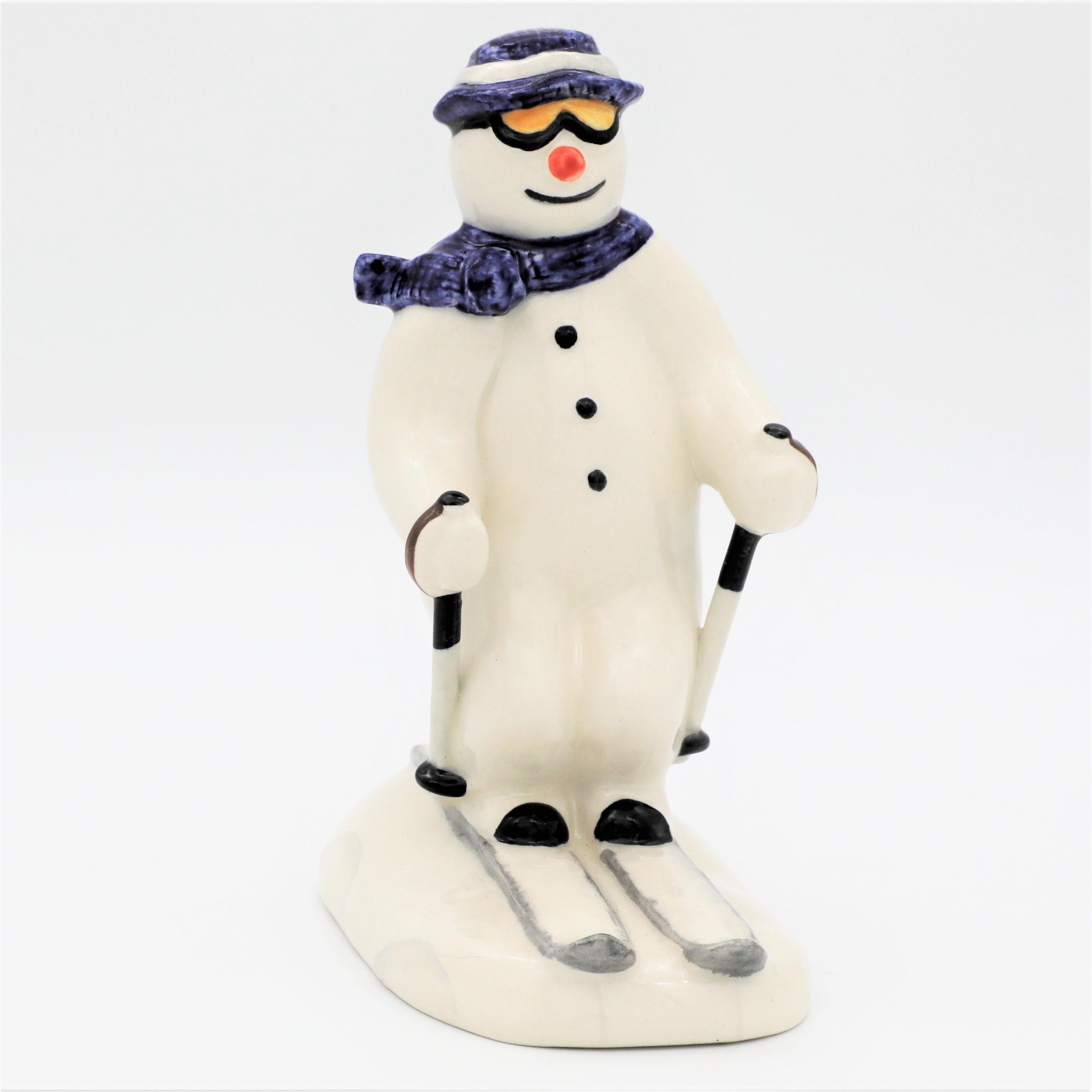 Royal Doulton The Skiing Snowman (DS21) Prototype front