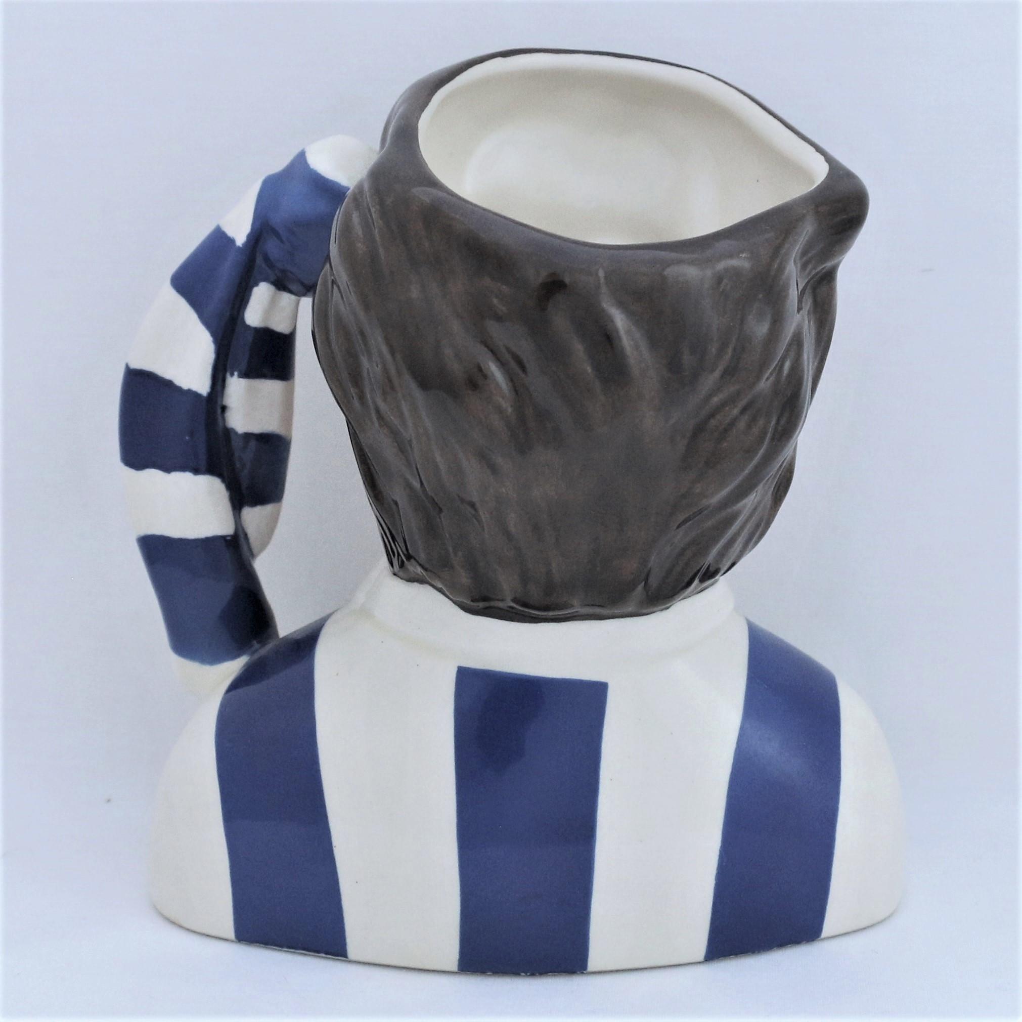 Royal Doulton D6598 Sheffield Wednesday Football Supporter Character Jug back
