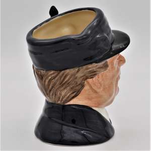 Royal Doulton D6823 The Engine Driver Character Jug - side