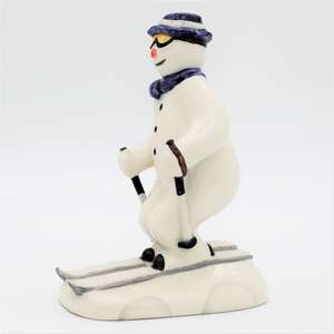 Royal Doulton The Skiing Snowman (DS21) Prototype side