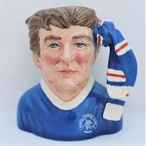 Royal Doulton D6929 Rangers Football Supporter's Character Jug - front