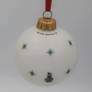 Royal Doulton Snowman Christmas Tree Bauble - Back