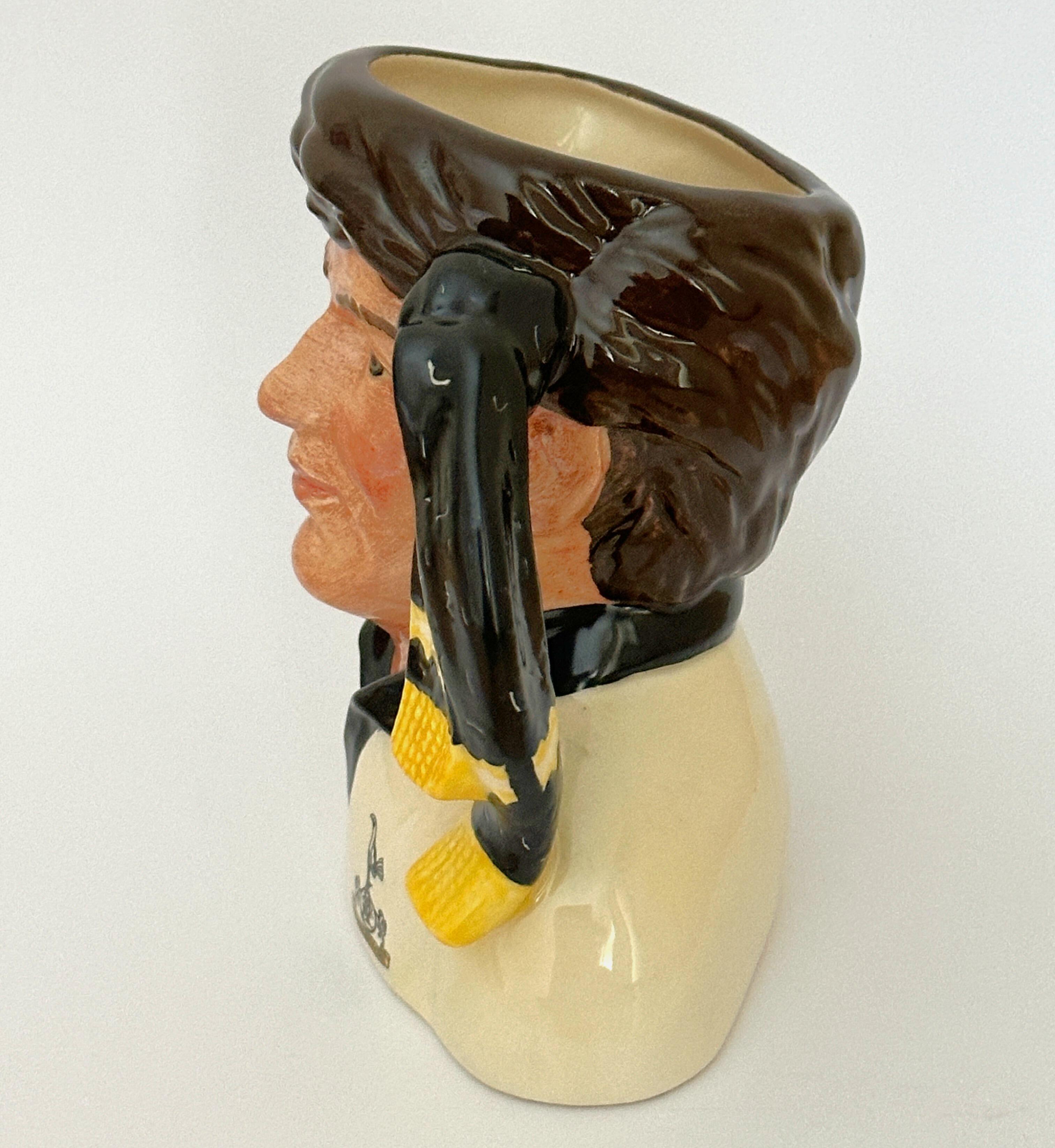 Royal Doulton D6960 Tottenham Hotspur Football Supporter Character Jug - left