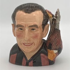 Royal Doulton D7161 Sir Stanley Matthews Prototype/Trial Colourway Small Character Jug - front