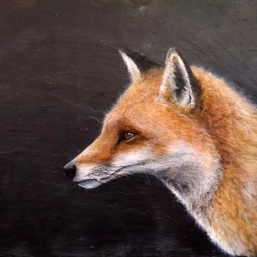 Ferdinand The Fox Slate Painting