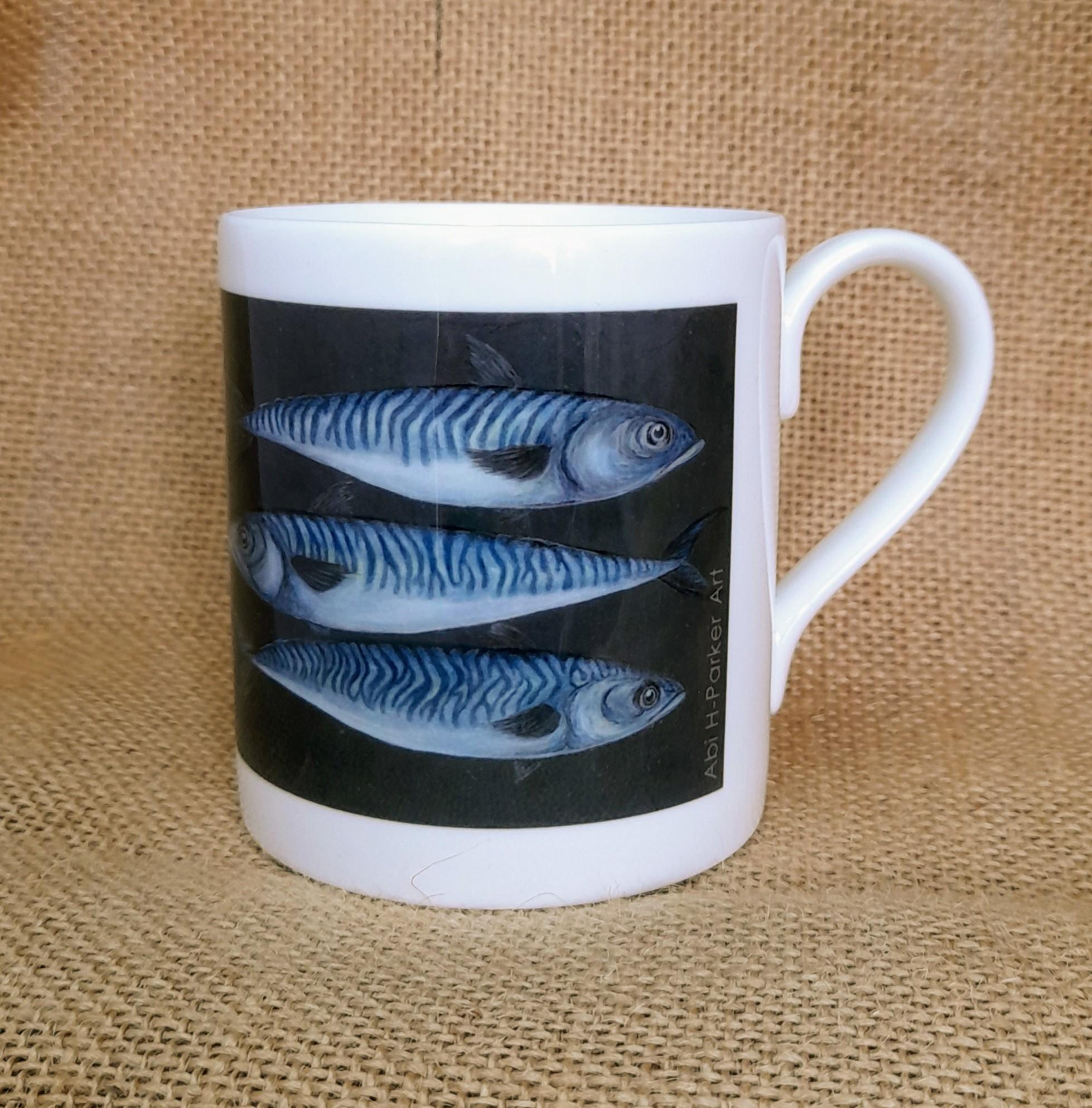 Three mackeral design Cup