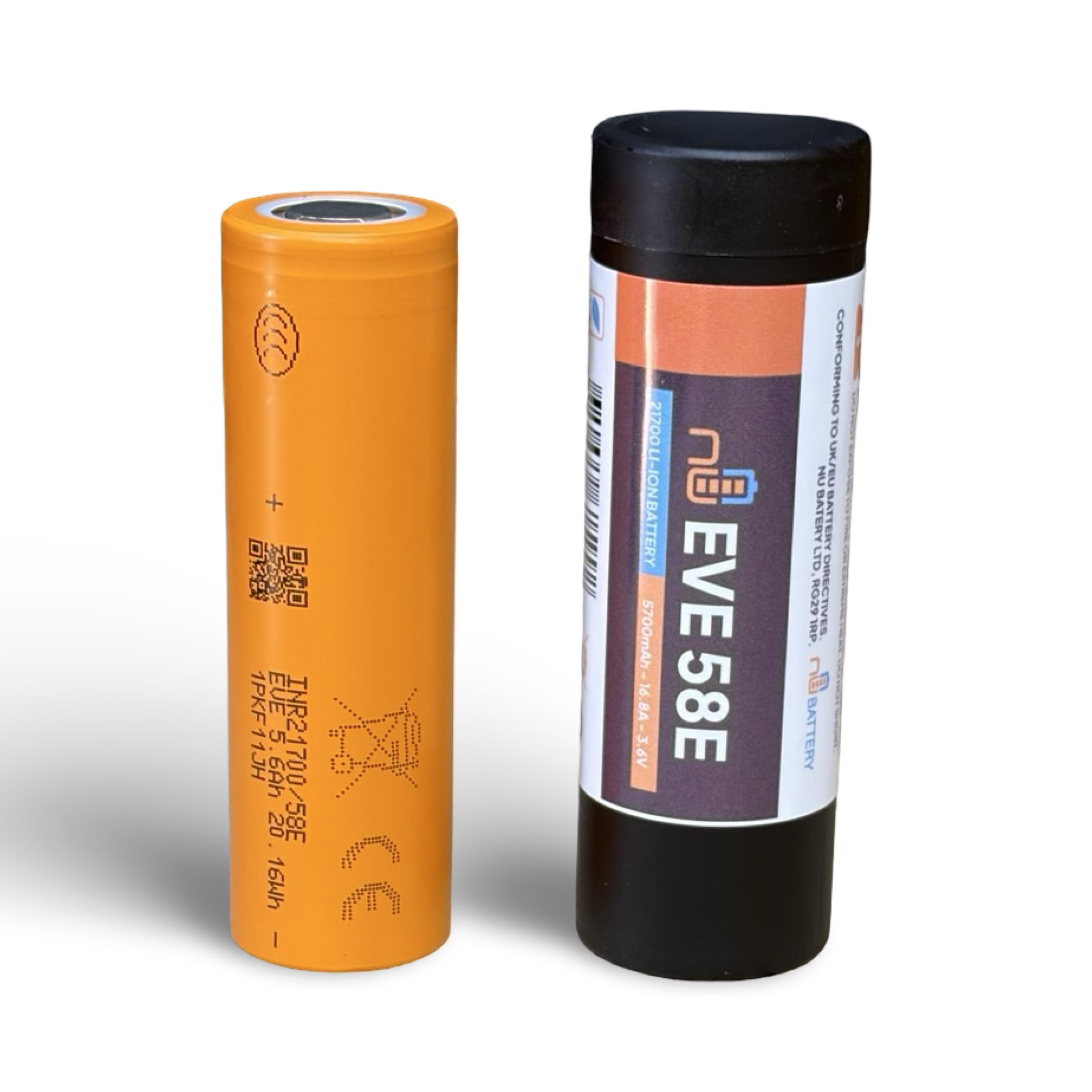EVE INR21700-58E 21700 Battery - 5700mAh - 16.8A 1