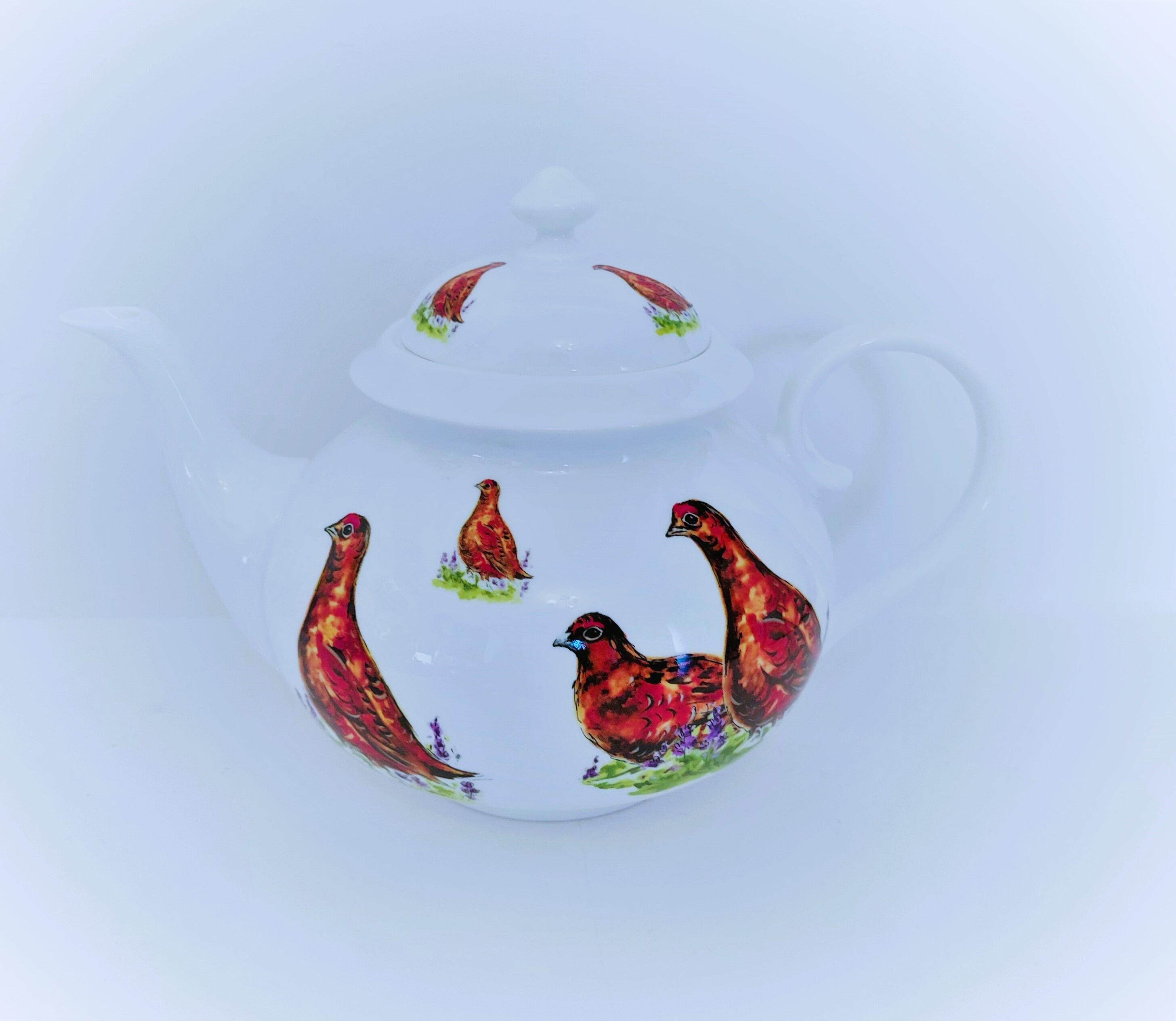 Grouse 4 cup Tea Pot