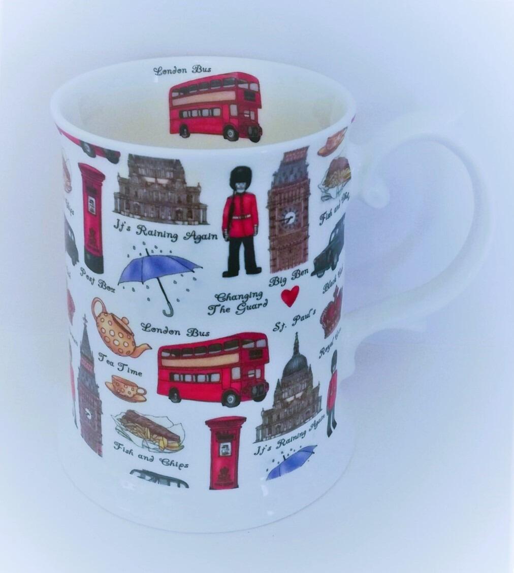 London 1 pint mug/tankard