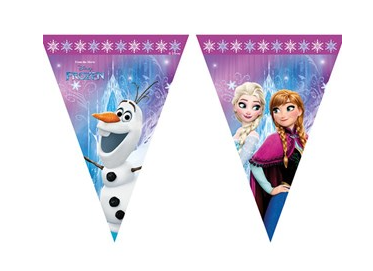 Frozen Northern Lights Flag Banner