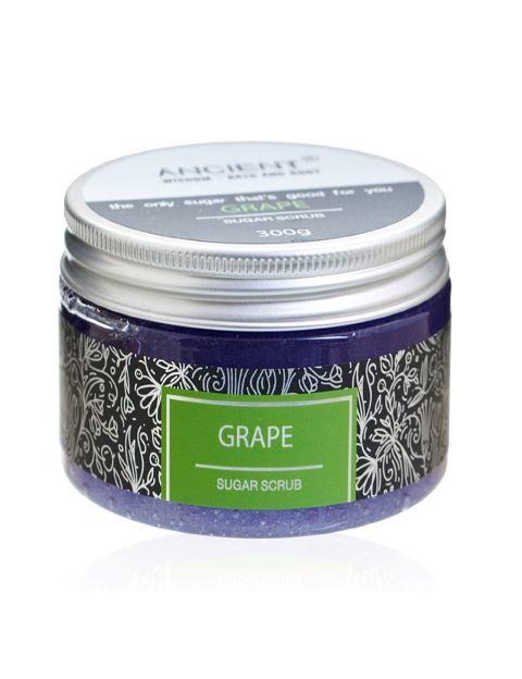 A jar of Grape Sugar Scrub
