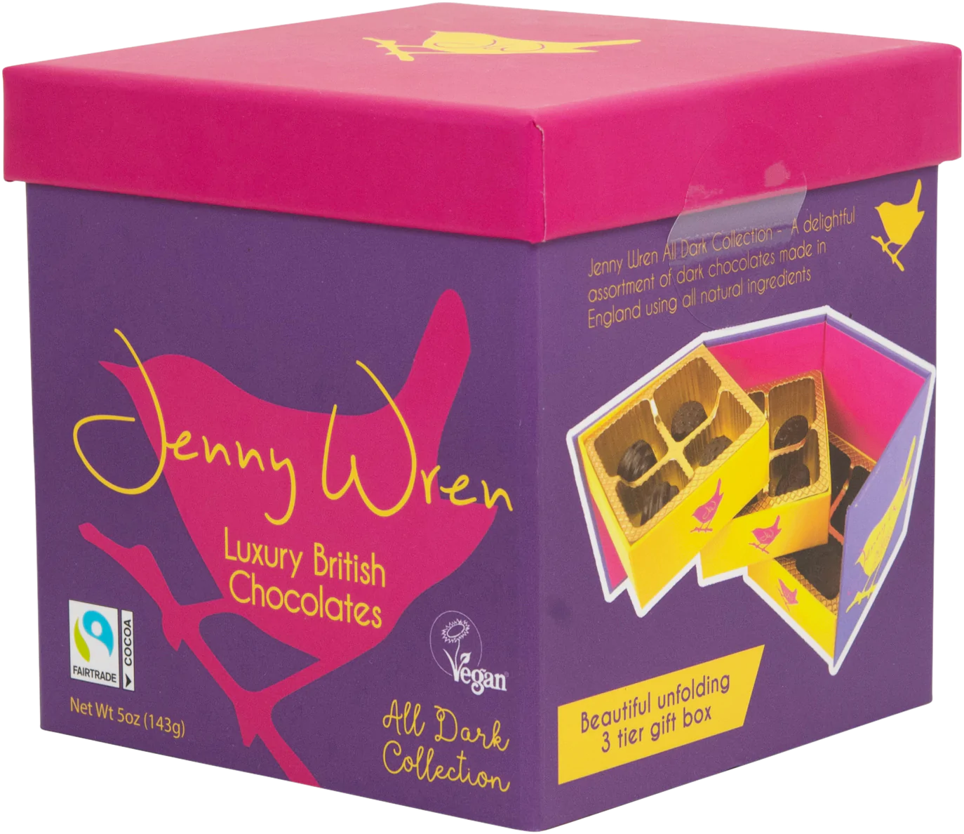 Jenny Wren Dark Chocolate Gift Box