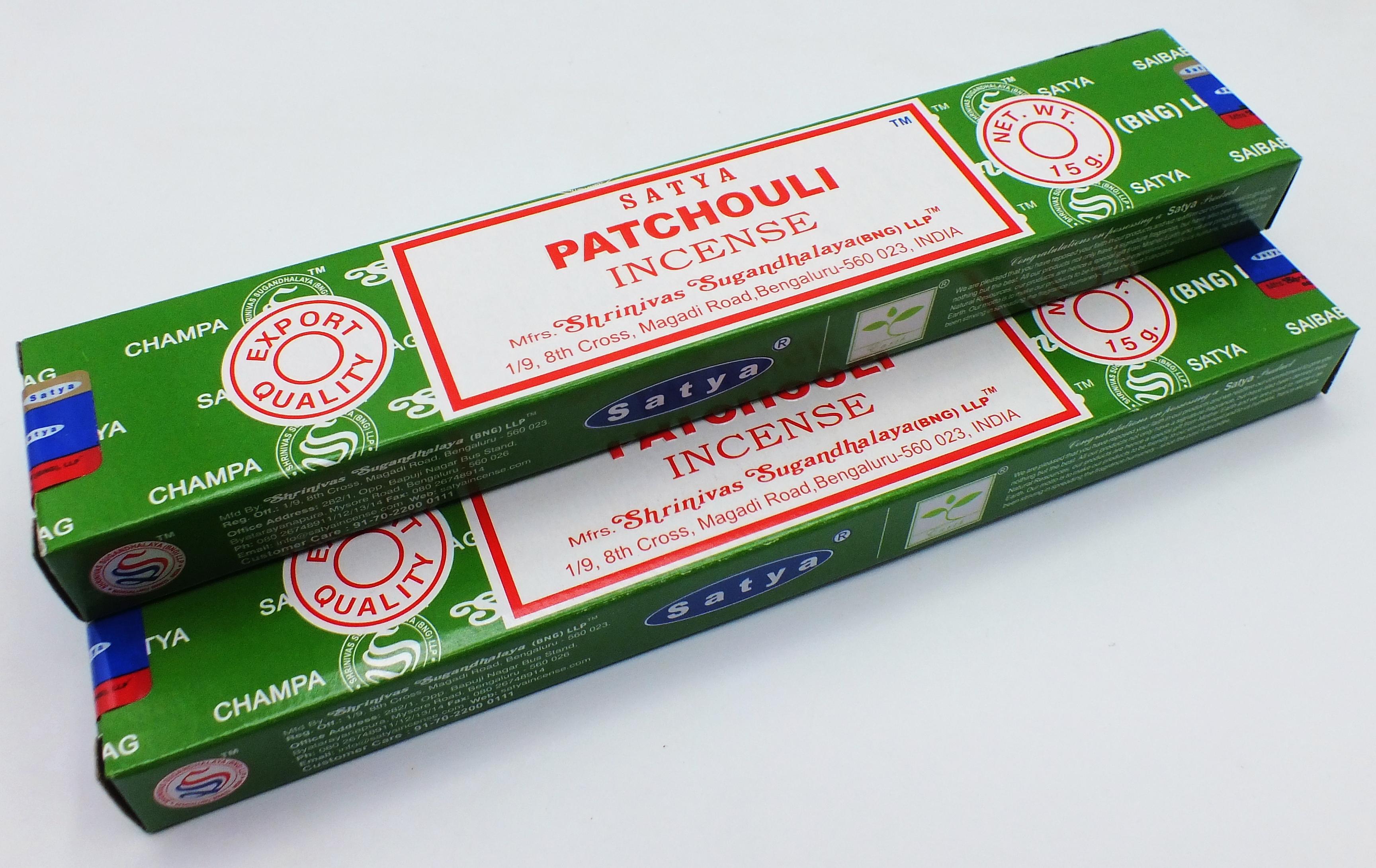 Patchouli Satya Incense Sticks 15 gram Box
