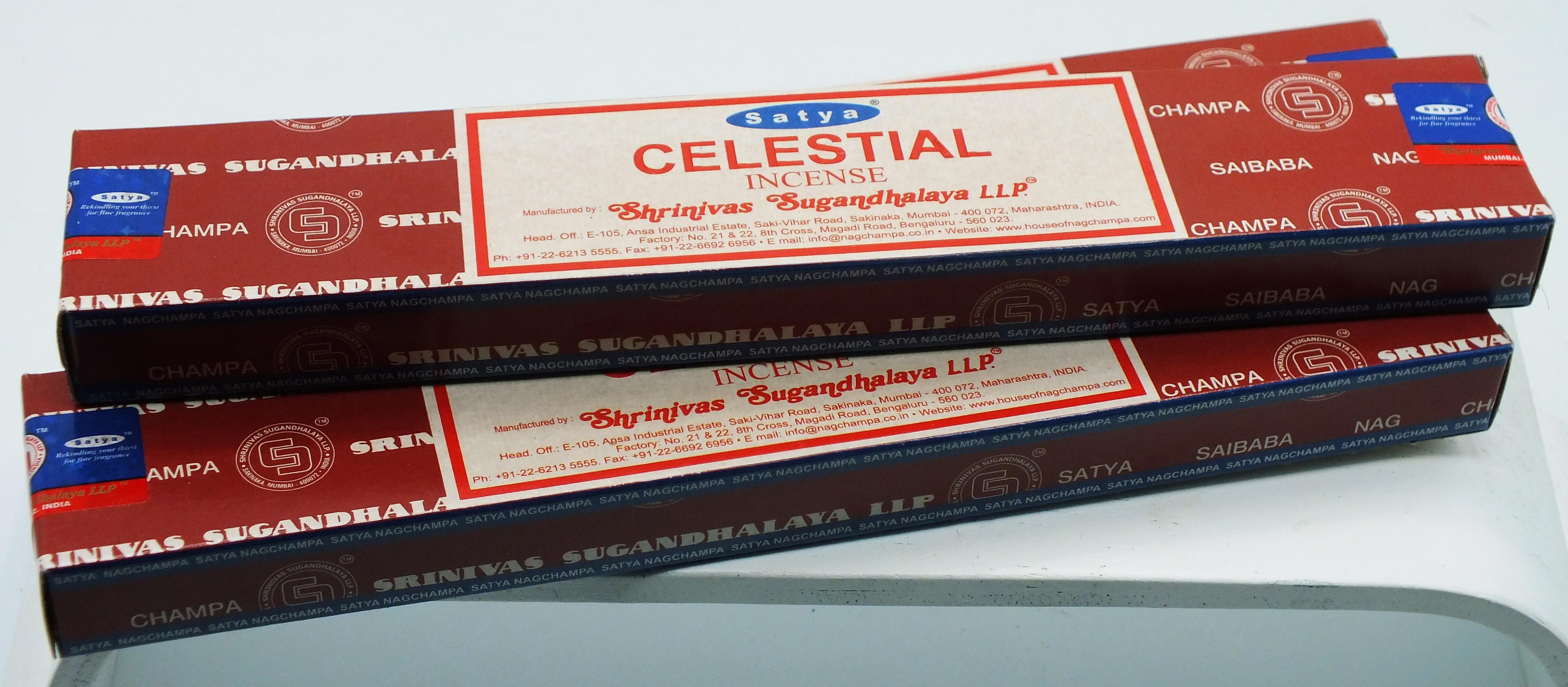 Satya Celestial Incense Sticks 15 gram Box