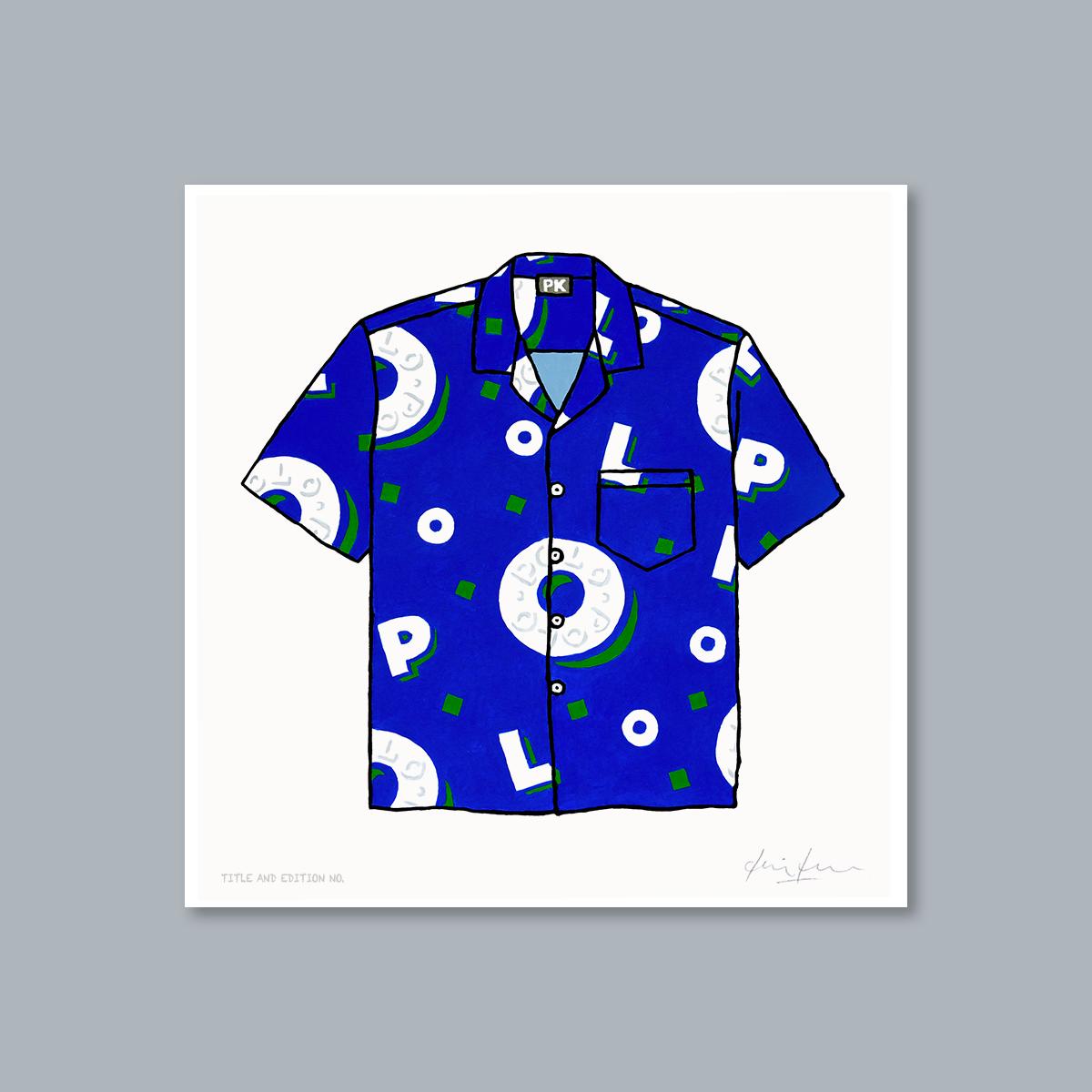Limited edition print - Polo Shirt - unframed