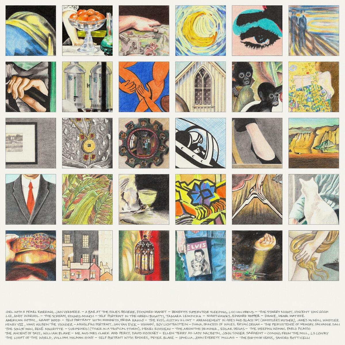 Name that Picture - Limited Edition Print from original pen, ink and coloured pencil drawing