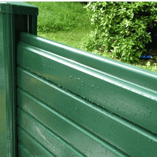 uPVC Fence Panels/Gravel Boards Classic Green